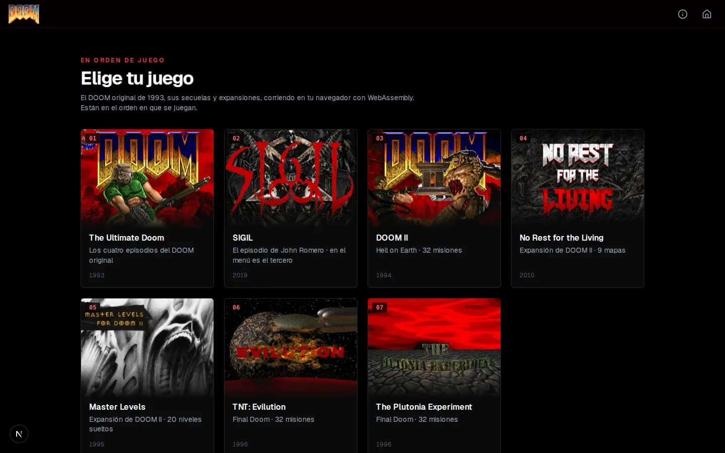 DOOM Web - Browser Gaming - Image 1