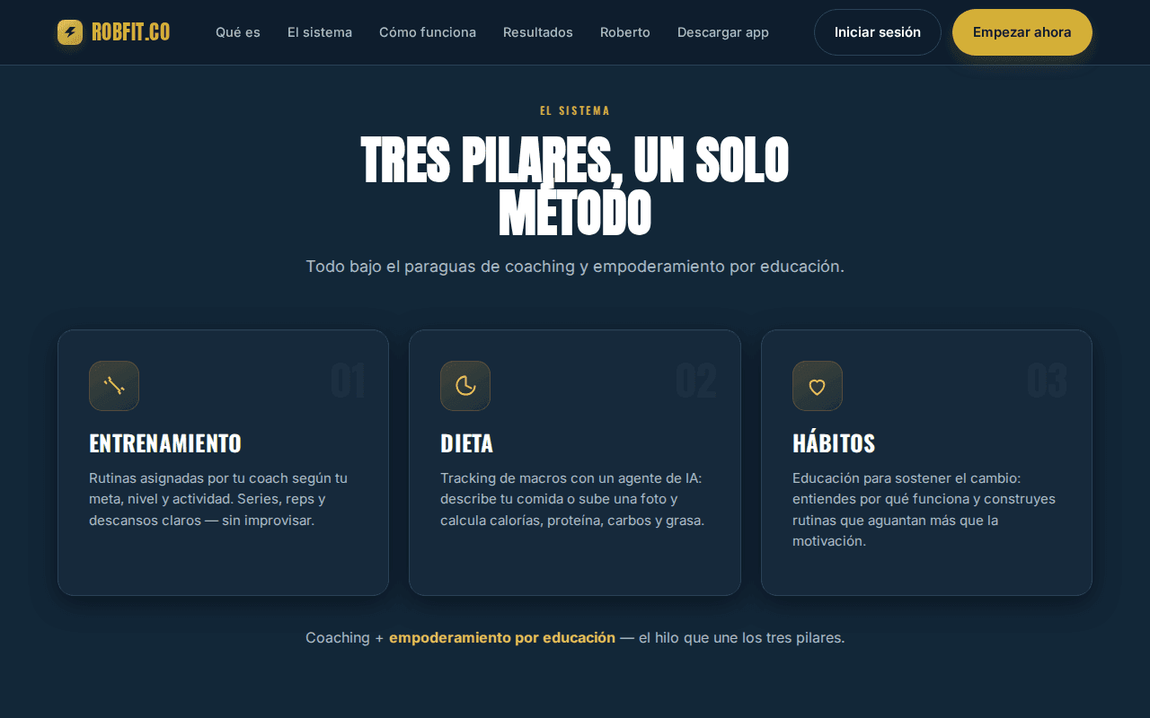 Robfit.co — Fitness & Nutrition Coaching Platform - Image 2